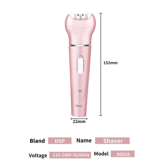 Epilator Professional 5in1 (Multi-Function / Rechargeable) - DSP 2W
