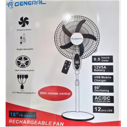 Fan 18inch (Rechargeable) - A-General