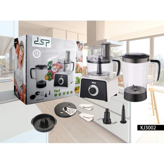 Food Processor 7 in 1 - DSP 600W 1.5L