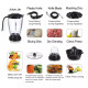 Food Processor 9 in 1 - Sonifer 400W 1.5L Food Processor 9 in 1 - Sonifer 400W 1.5L