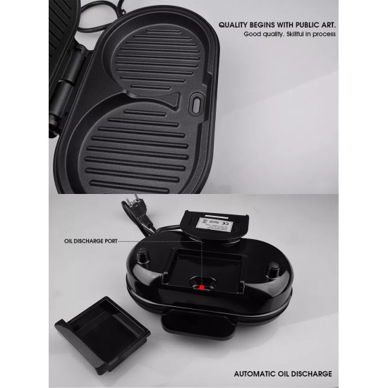 Electric Hamburger Grill - DSP 750W Electric Hamburger Grill - DSP 750W