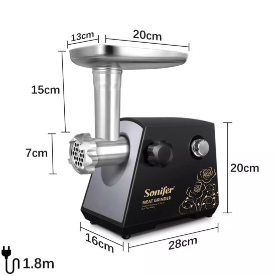 Meat Grinder - Sonifer 1200W Meat Grinder - Sonifer 1200W