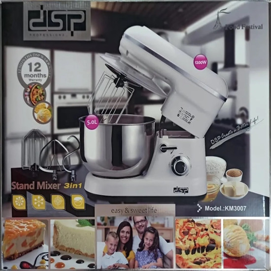 Stand Mixer - DSP 1200W 5L Stand Mixer - DSP 1200W 5L