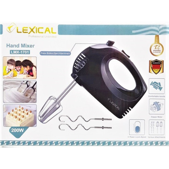 Hand Mixer - LEXICAL 200W