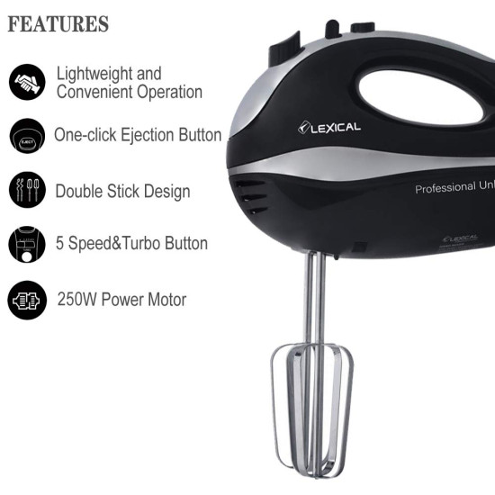 Hand Mixer - LEXICAL 250W