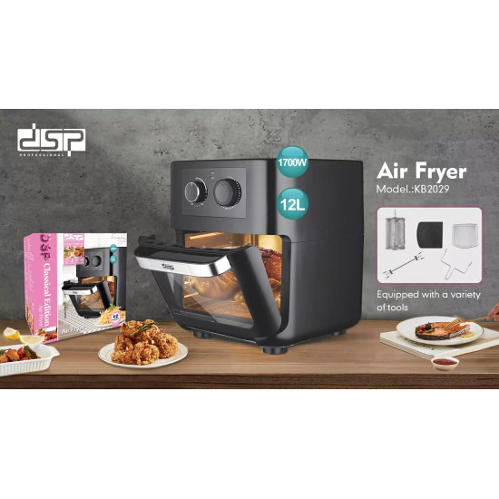 Air Oven & Fryer - DSP 12L 1700W Air Oven & Fryer - DSP 12L 1700W