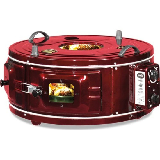 Round Electrical Oven - Samdan 2 x 700 W (1400W) 42 Liters