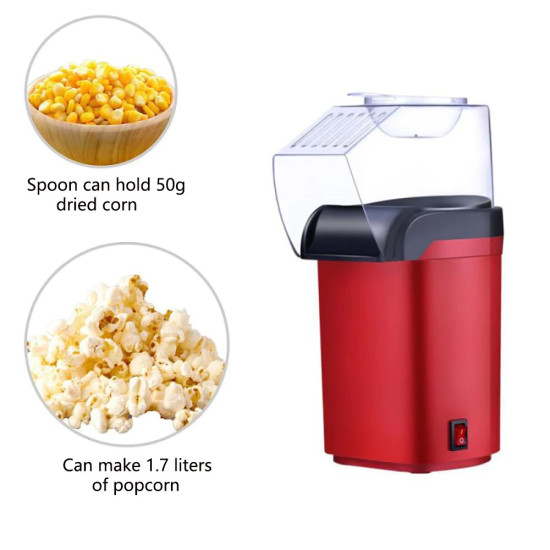 Hot Air Popcorn Maker - 1200W Hot Air Popcorn Maker - 1200W