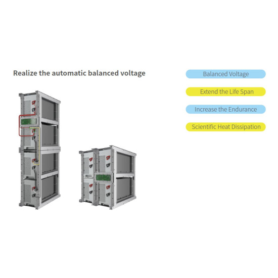 Battery Balance Protector For 12V Life PO4 Batteries (Blue Carbon)