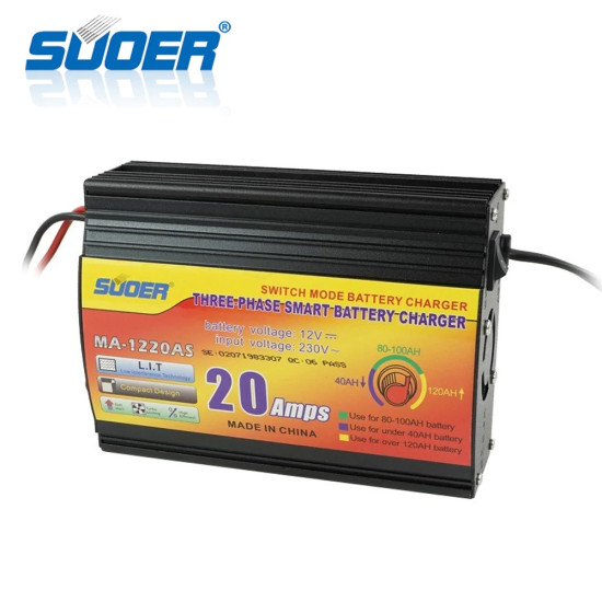 Battery Charger - SUOER 12V 20A