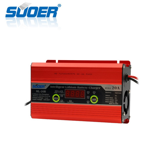 Battery Charger (Smart - Intelligent) for Lithium - SUOER 14.6V 20A Battery Charger (Smart - Intelligent) for Lithium - SUOER 14.6V 20A