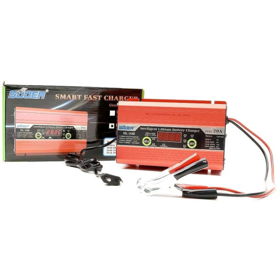 Battery Charger (Smart - Intelligent) for Lithium - SUOER 14.6V 20A Battery Charger (Smart - Intelligent) for Lithium - SUOER 14.6V 20A