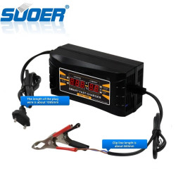 Battery Charger (Intelligent) - SUOER 12V 10A