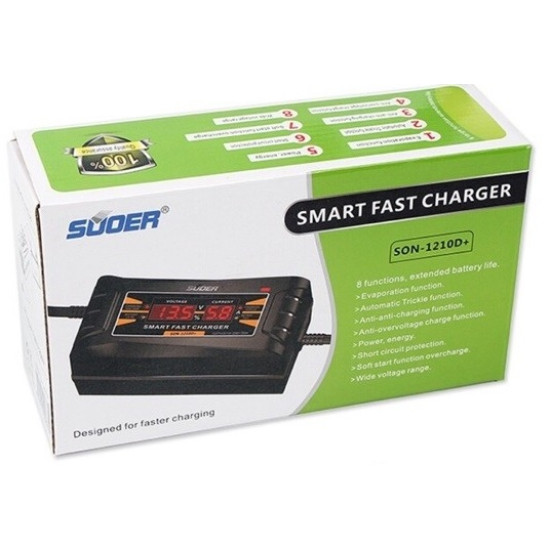 Battery Charger (Intelligent) - SUOER 12V 10A Battery Charger (Intelligent) - SUOER 12V 10A