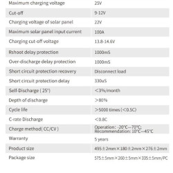 Lithium Battery - Blue Carbon 12V 200Ah