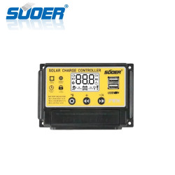 Solar Charge Controller PWM - SUOER 30A 12V/24V