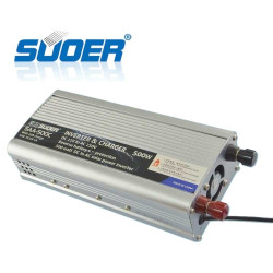 Power Inverter & Charger - SUOER 500W 10A