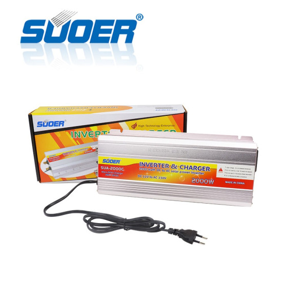 Power Inverter & Charger - SUOER 2000W 20A Power Inverter & Charger - SUOER 2000W 20A
