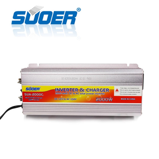 Power Inverter & Charger - SUOER 2000W 20A Power Inverter & Charger - SUOER 2000W 20A